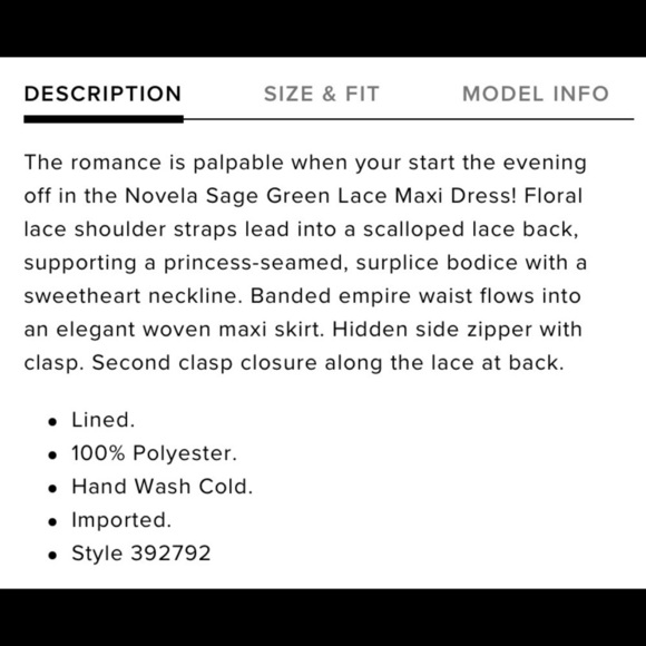 Lulu’s Novela Mint Green Crochet Lace Sweetheart Bodice Cutout Back Maxi Dress - Picture 10 of 10